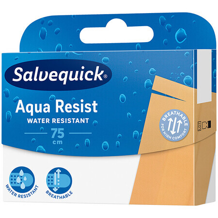 Salvequick Aqua Resist, waterdichte pleisters, om te snijden, 75 cm, 1 stuk