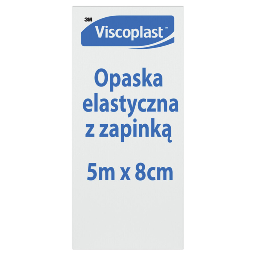 Viscoplast elastiek, 5 m x 8 cm, 1 stuk