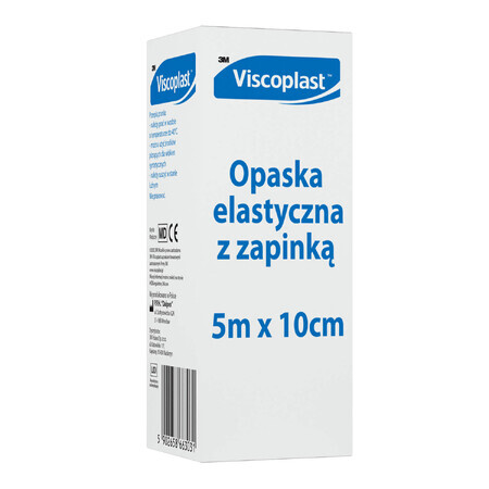 Viscoplast elastiek, 5 m x 10 cm, 1 stuk