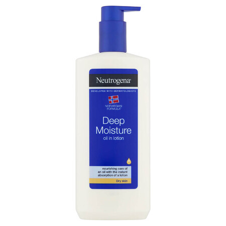 Neutrogena Norwegian Formula, Emulsie cremoasă cu ulei de susan, 400 ml, profund hidratantă, 400 ml