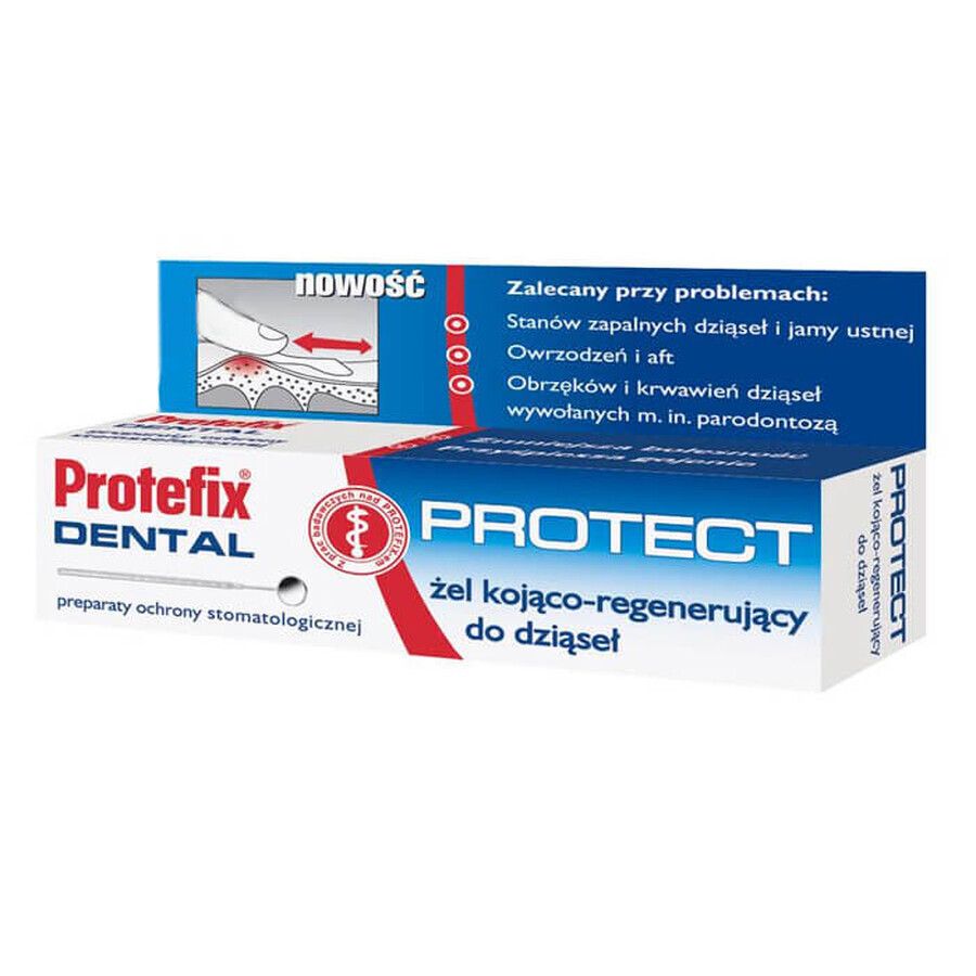 Protefix Dental Protect, verzachtende en regenererende gel voor tandvlees, 10 ml