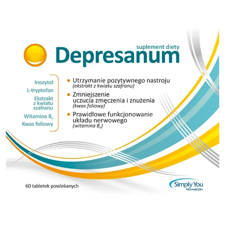 Depresanum, 60 coated tablets, Novascon Pharmaceuticals