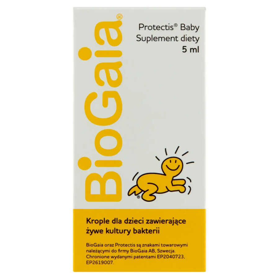 BioGaia Protectis Baby, druppels voor kinderen, fles, 5 ml