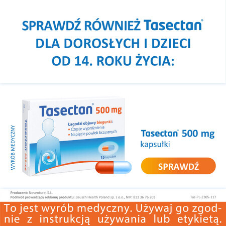 Tasectan 250 mg, poudre destinée à l&#39;enfant, 20 sachets