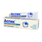 Acnex, gel for acne spots, 15 g