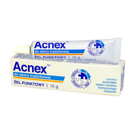 Acnex, spotgel voor de acnehuid, 15 g