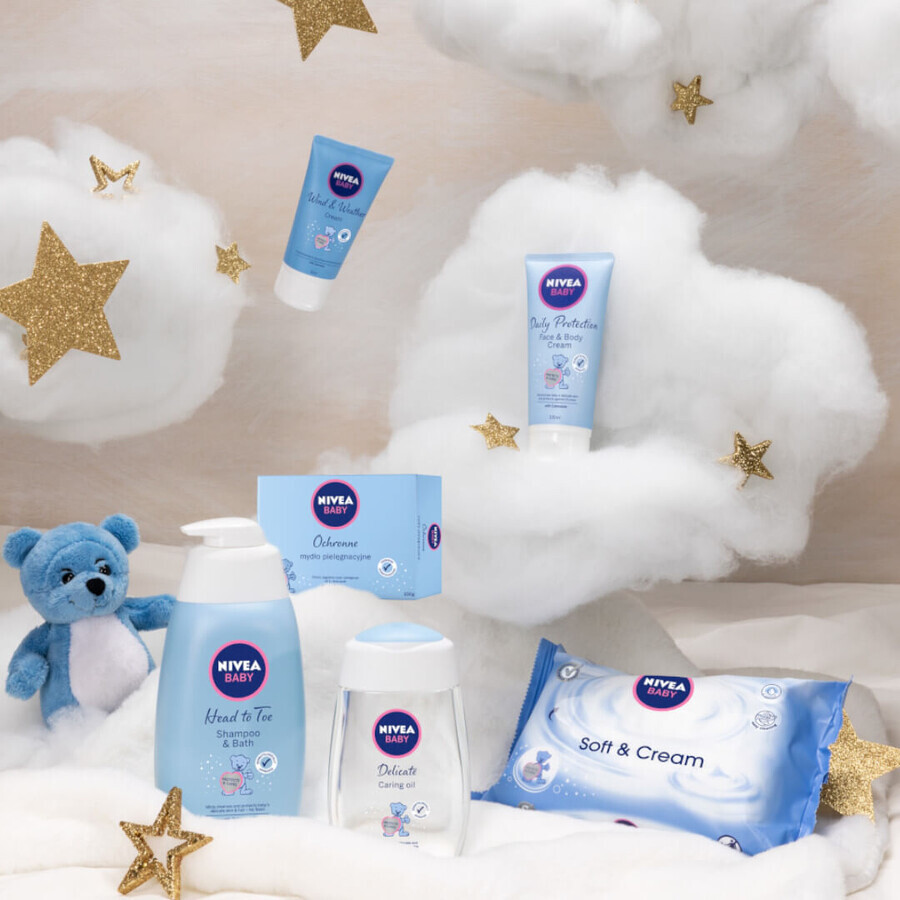 Nivea Baby, săpun protector pentru îngrijirea pielii, de la naștere, 100 g