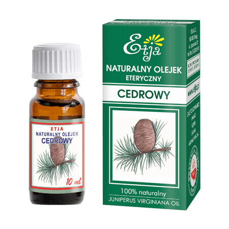 Etja, ulei esențial natural de cedru, 10 ml