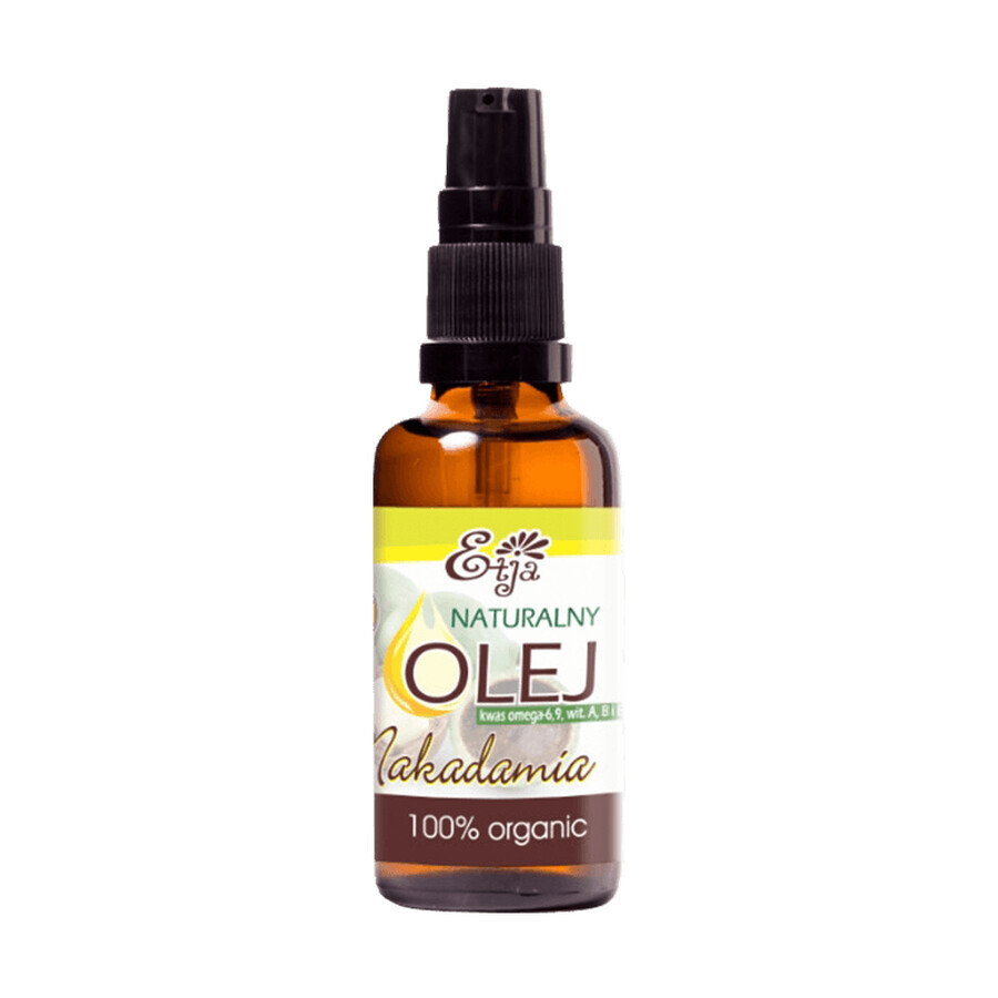 Etja, natuurlijke macadamia-olie, 50 ml