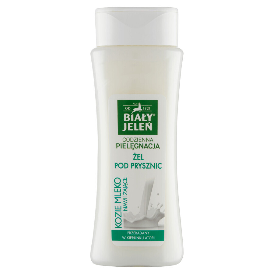 White Deer Daily Care, gel de duș, lapte de capră hidratant, 250 ml