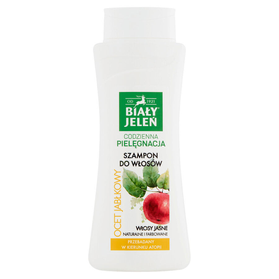 Biały Jeleń, Shampooing hypoallergénique pour cheveux clairs et blonds, 300 ml