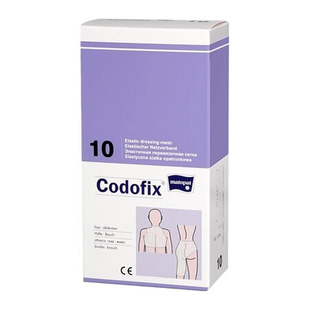 Matopat Codofix 10, rete di medicazione elastica, non sterile, 10 cm x 1 m, 1 pezzo