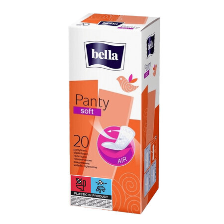 Bella Panty, serviettes hygiéniques, douces, 20 pièces