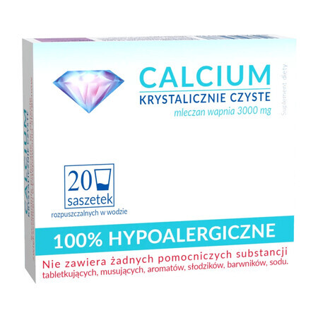 Calcium Kristalhelder, 20 zakjes