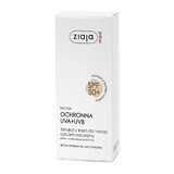 Ziaja Med Trattamento Protettivo SPF 50+, crema tonificante, naturale, pelle normale, vascolare, 50 ml