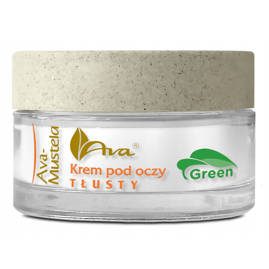 Ava Mustela Green, oogcrème, vettig, 30 ml