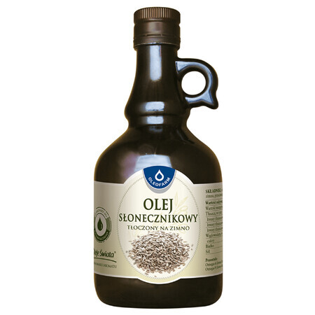 Olio di Semi di Girasole Biologico Puro, 500 ml