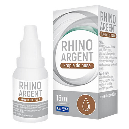 Rhinoargent, neusdruppels, 15 ml