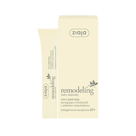 Ziaja Remodeling 60+, rimpelcorrigerende oogcrème, 15 ml