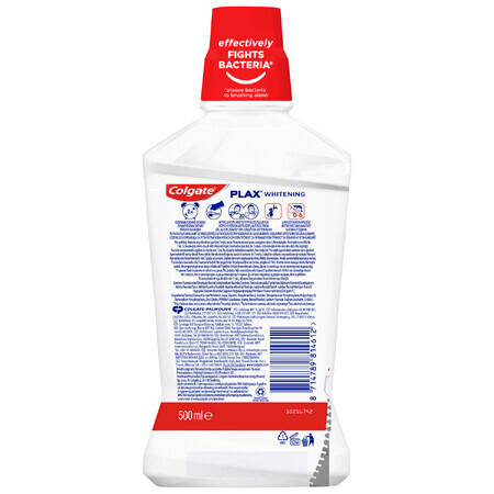 Colgate Plax Whitening, mondwater, 500 ml