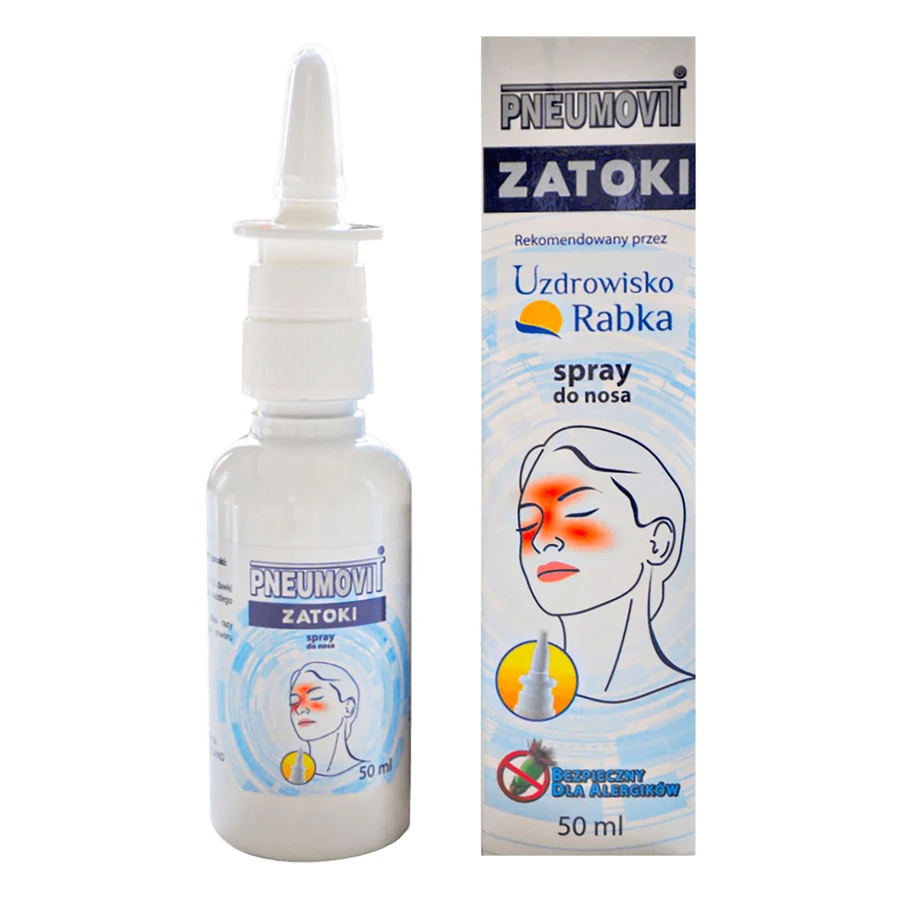Pneumovit Zatoki, spray do nosa, 50 ml: ceny i cechy