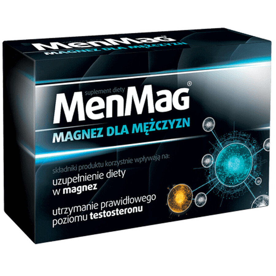 MenMag, magnesium voor mannen, 30 tabletten