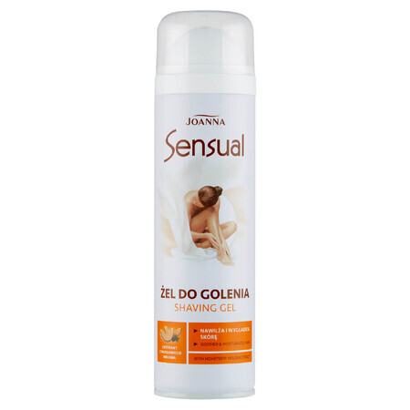 Joanna Sensual, gel de ras pentru femei cu extract de pepene galben, 200 ml