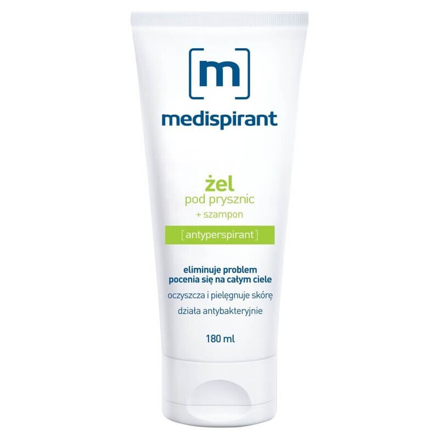 Medispirant, gel de duș și șampon 2în1, 180 ml