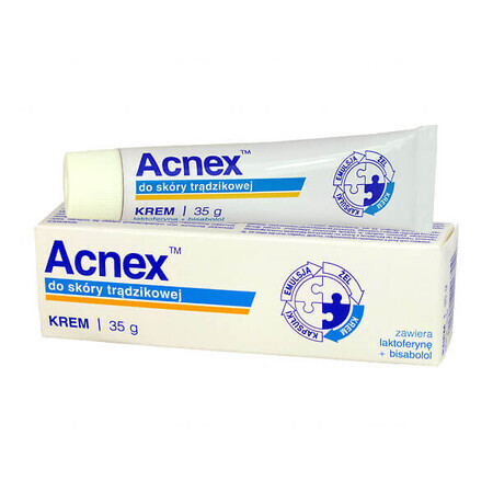 Acnex, cream for acne-prone skin, 35 g