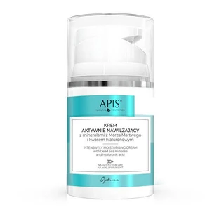Apis Dead Sea Minerals, Optima, krem aktywnie nawilżający 30+, na dzień i na noc, 50 ml