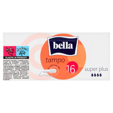 Bella Tampo, assorbenti igienici easy twist, Super Plus, 16 pz.