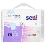 Seni Active Plus, calzoncillos absorbentes, Grande, 100-135 cm, 10 unidades