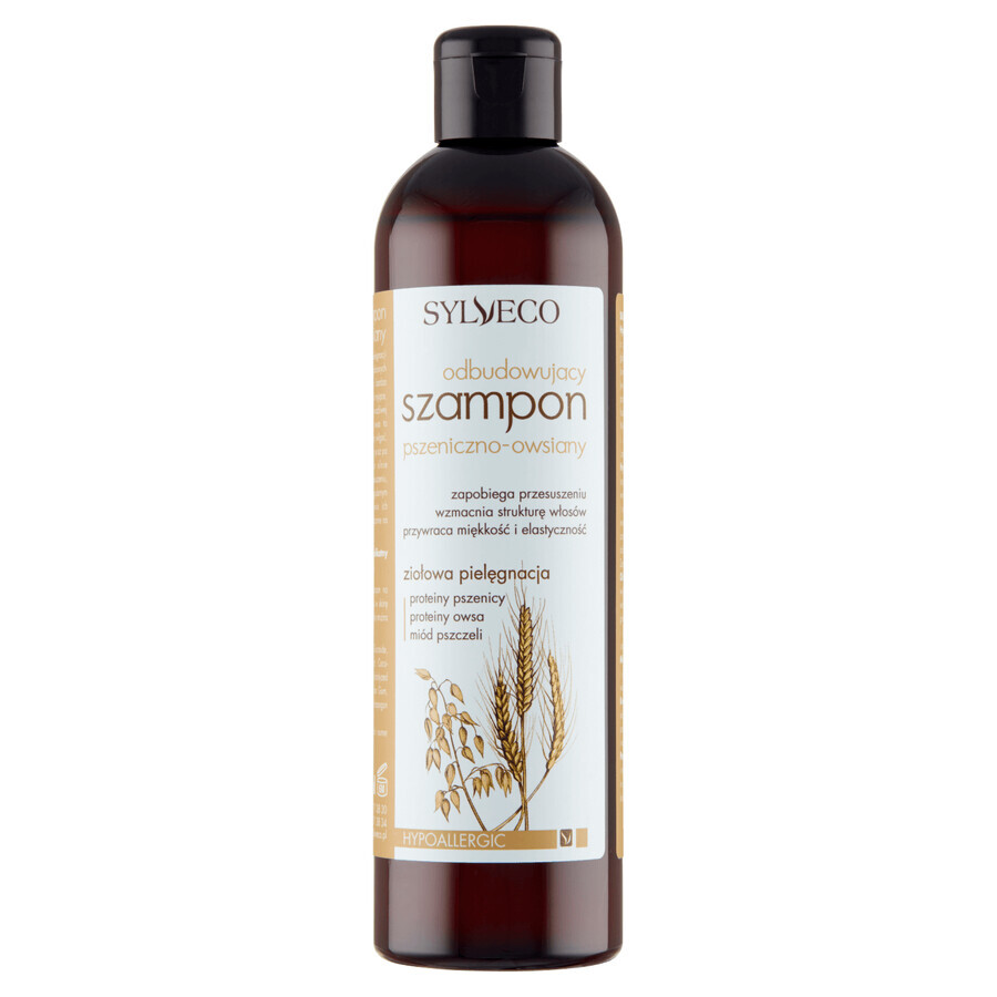 Sylveco, reconstructive shampoo with wheat and oats, 300 ml