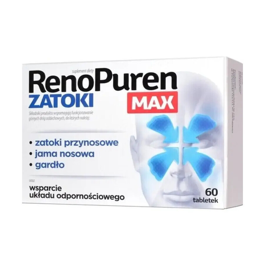 RenoPuren Sinus Max, 60 tabletten