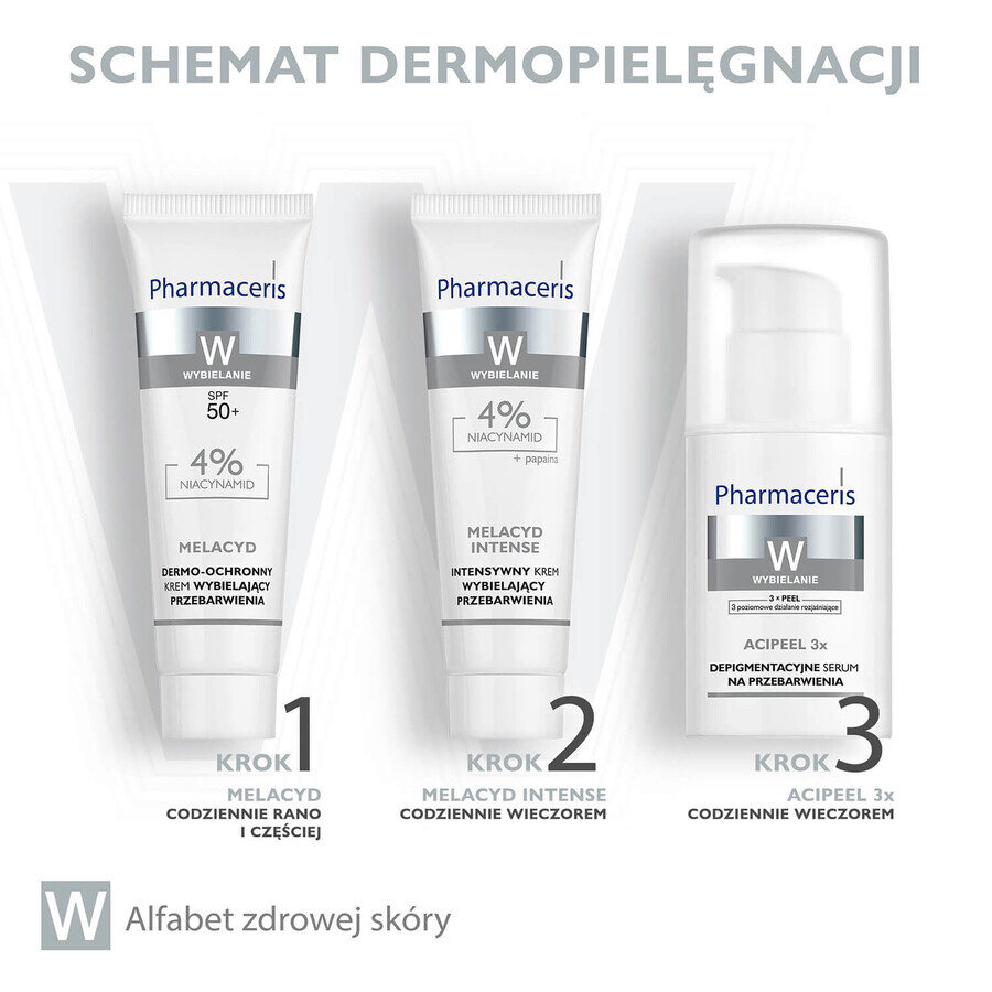 Siero depigmentante Pharmaceris W ACIPEEL per macchie scure 30 ml