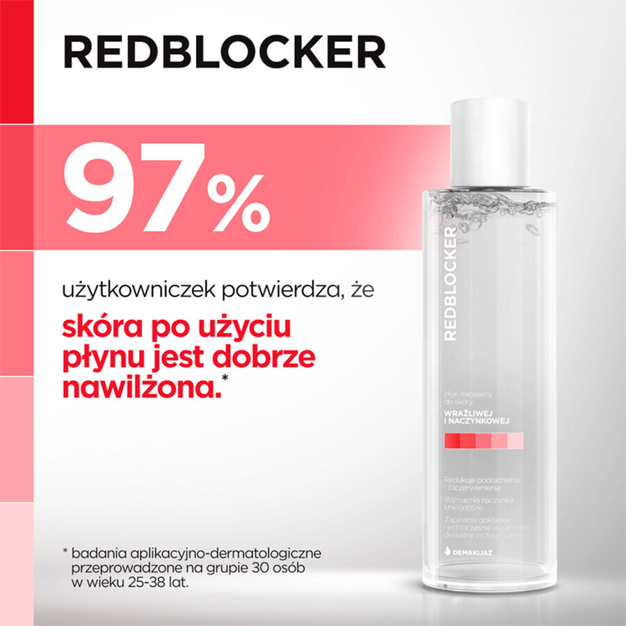 Redblocker, micellar liquid, strengthens blood vessels, 200 ml