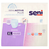 Seni Active Plus, calzoncillos absorbentes, Extra Large, 120-160 cm, 10 unidades