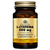 Solgar L-cisteína 500 mg, 30 cápsulas vegetales