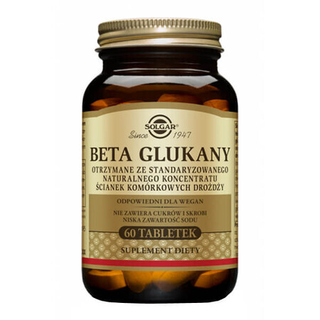 Solgar Bèta-glucanen, 60 tabletten