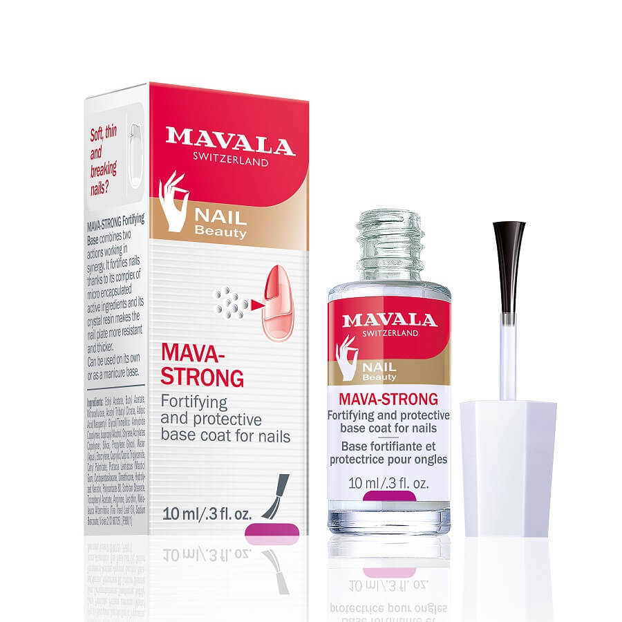 Mava-Strong Base de protection et de renforcement des ongles, 10 ml, Mavala
