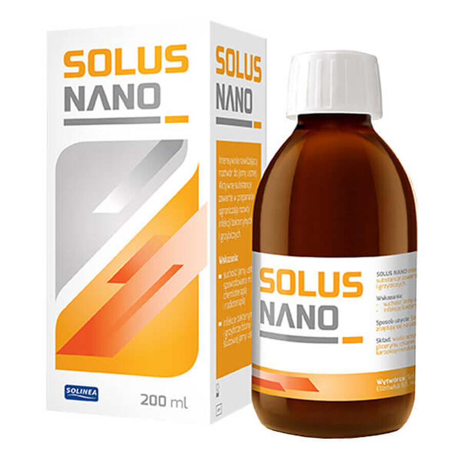 Solus Nano, solution hydratante buvable, 200 ml