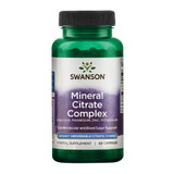 Swanson Multi-Mineral Citrate Complex, complex citrat, 60 capsule