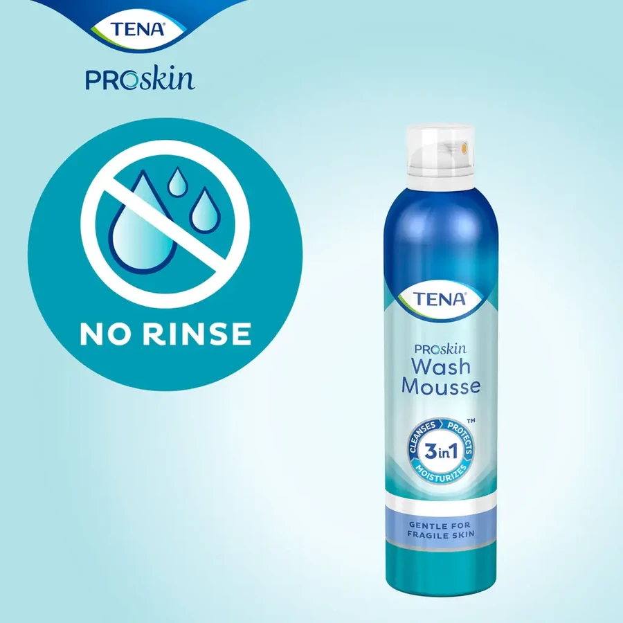 Tena Wash Mousse, mousse lavante, 400 ml