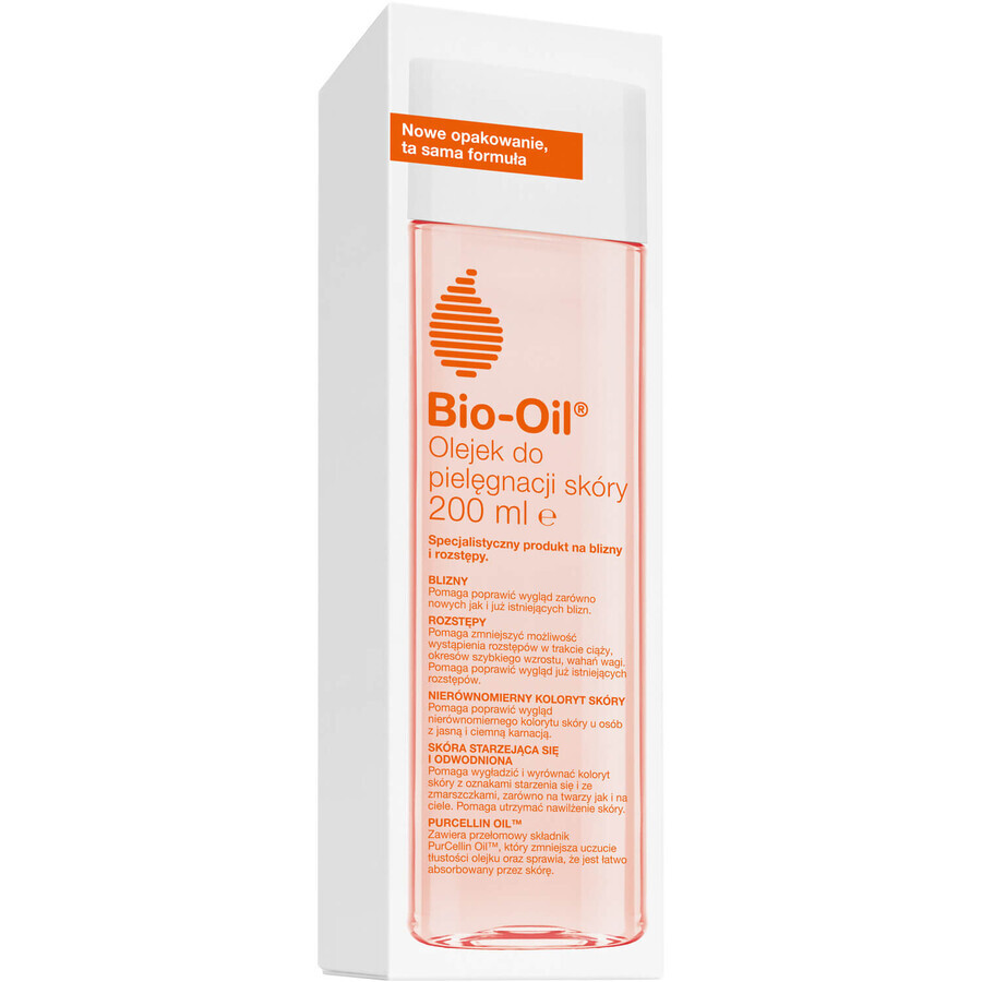 Bio-Oil, specialistische huidverzorgingsolie voor littekens en striae, 200 ml BESCHADIGDE VERPAKKING