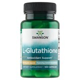 L-Glutammina Swanson in capsule da 100 mg, confezione da 100 compresse.