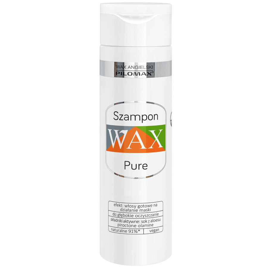 WAX Pilomax Pure, shampooing nettoyant en profondeur, 200 ml