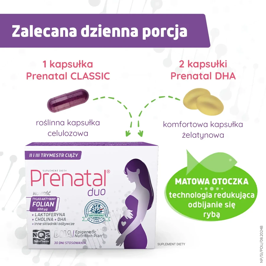 Prenatal Duo, 30 harde capsules + 60 gelcapsules