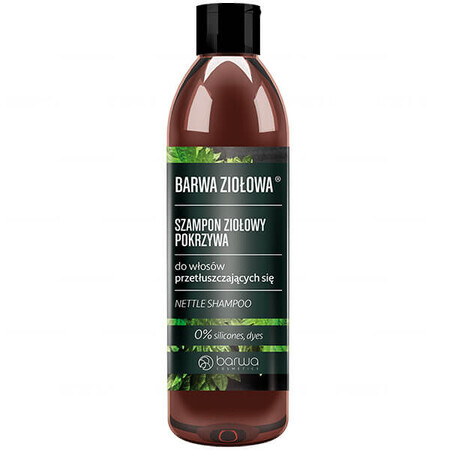 Barwa Herbal Nettle, kruidenshampoo voor vet haar, 250 ml