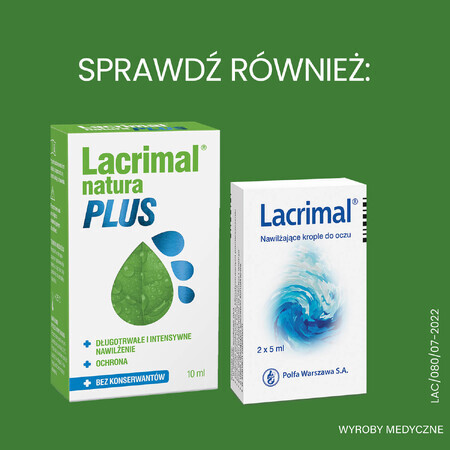 Gocce oculari Naturali, lenitive per gli occhi irritati, 10ml