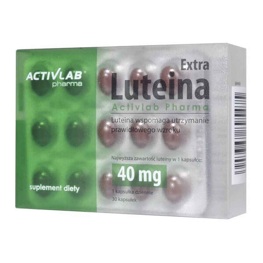 Activlab Pharma Lutein Extra, 30 capsules